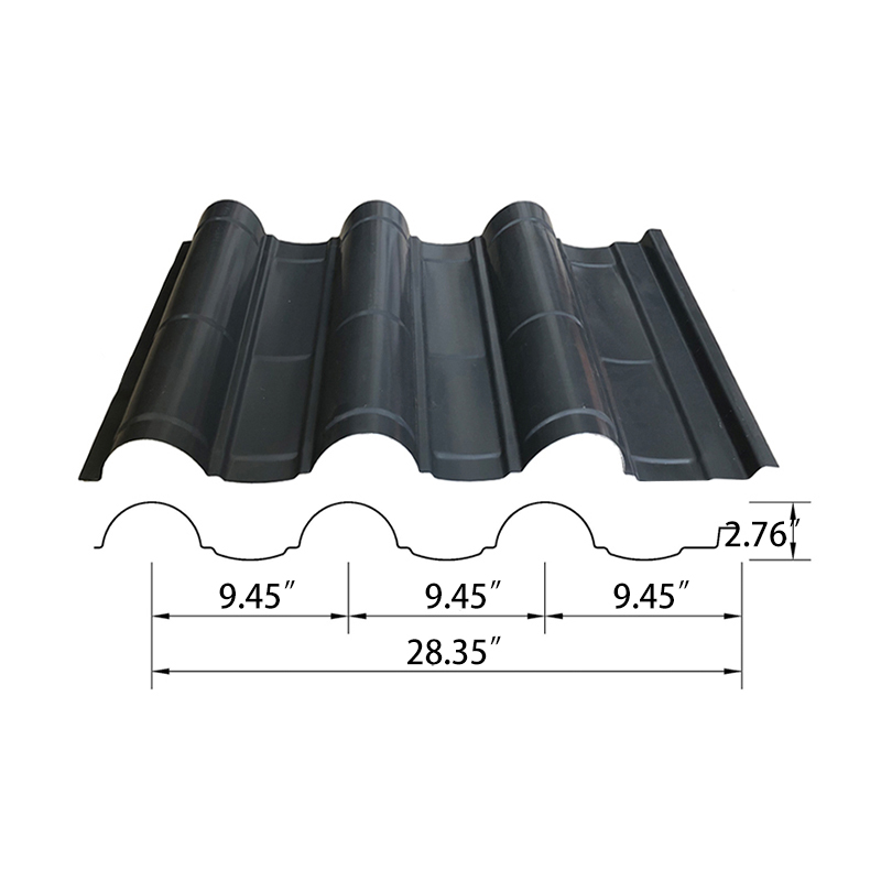 Tuiles métalliques modèle Wave 720 Tuiles métalliques modèle Wave 720